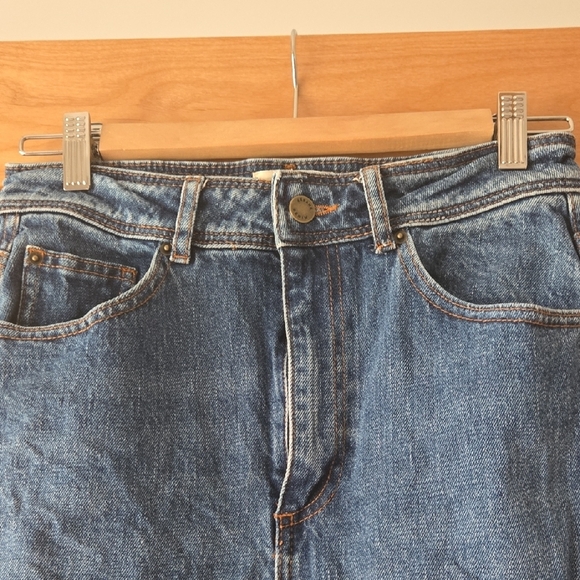 Sezane Le Crop Blue Women Jeans, Size 38 Or 6 US, VGUC, French Chic - Picture 2 of 7